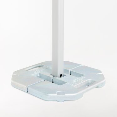 15 kg base plate for stabilizing Ecotent® folding gazebos.